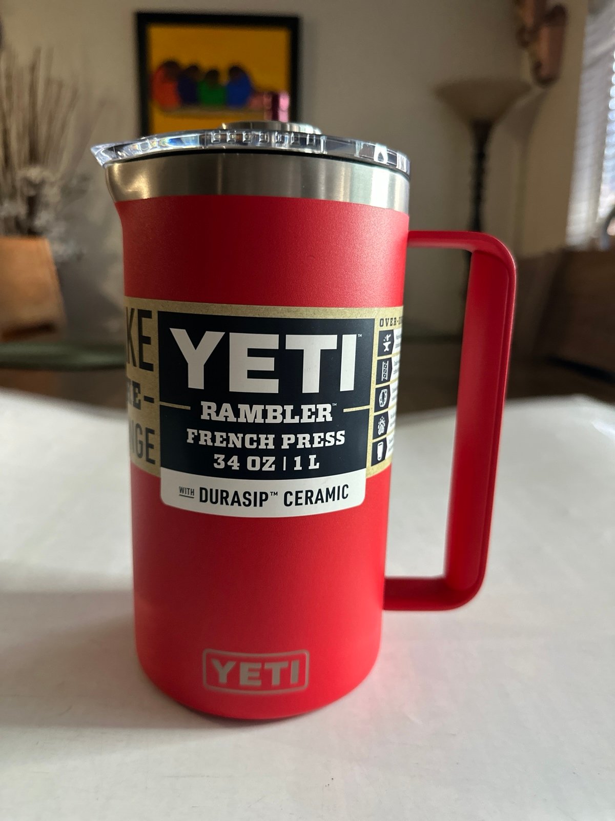 YETI Rambler Fernch Press 34 oz / 1 L.