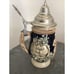 Vtg Thewalt Western Germany Lidded Beer Stein Pair Cobalt Blue Relief Designs