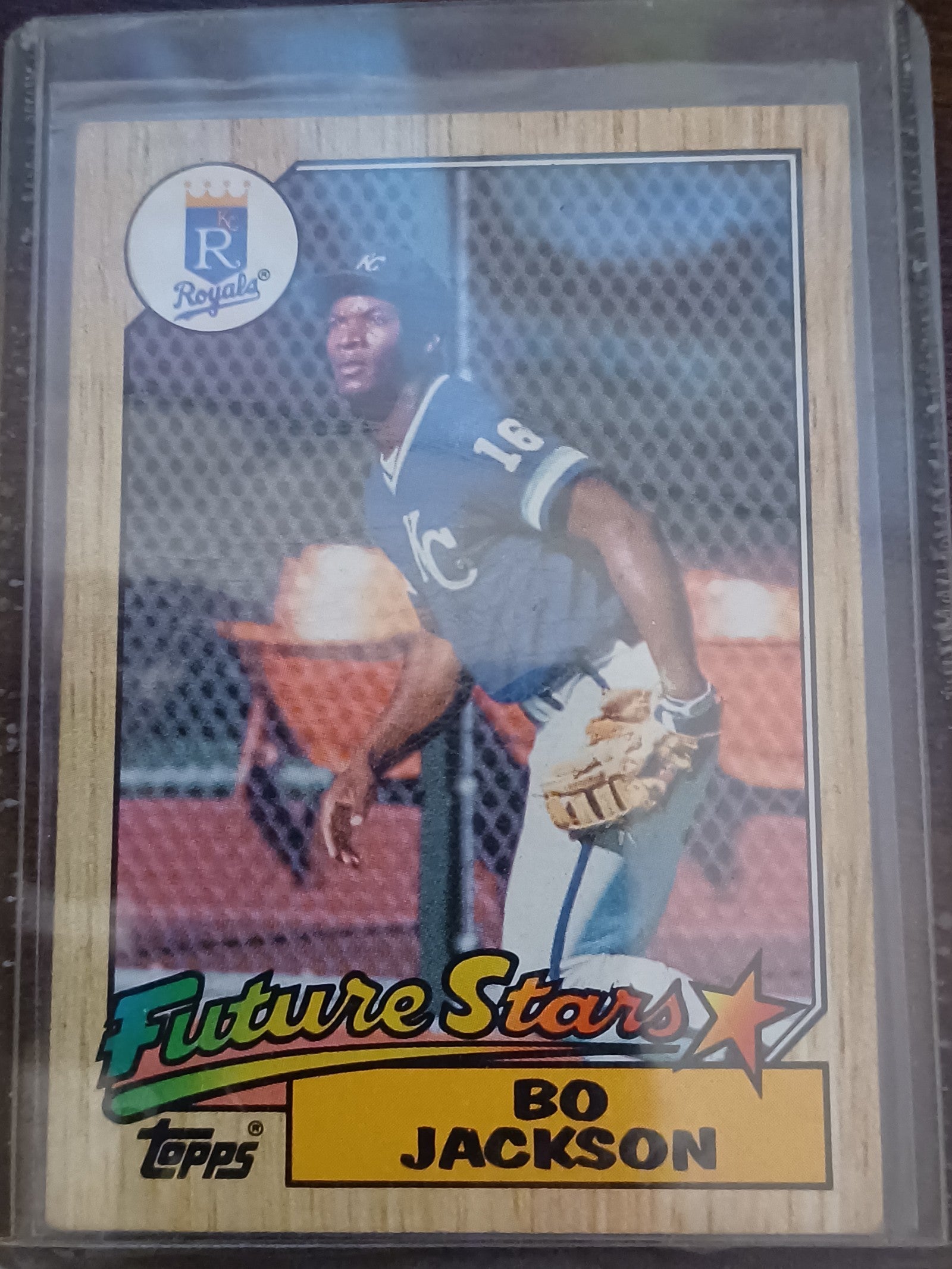 Bo Jackson future stars rookie card