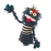 Blue shaggy Fuzz-Pro, professional Monster Hand Puppet