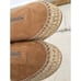 Alexander Wang Tan Devon Suede Espadrille Flats 37