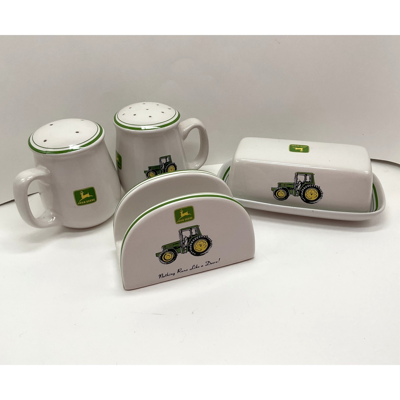 Gibson John Deere Ceramic Kitchen Table Set