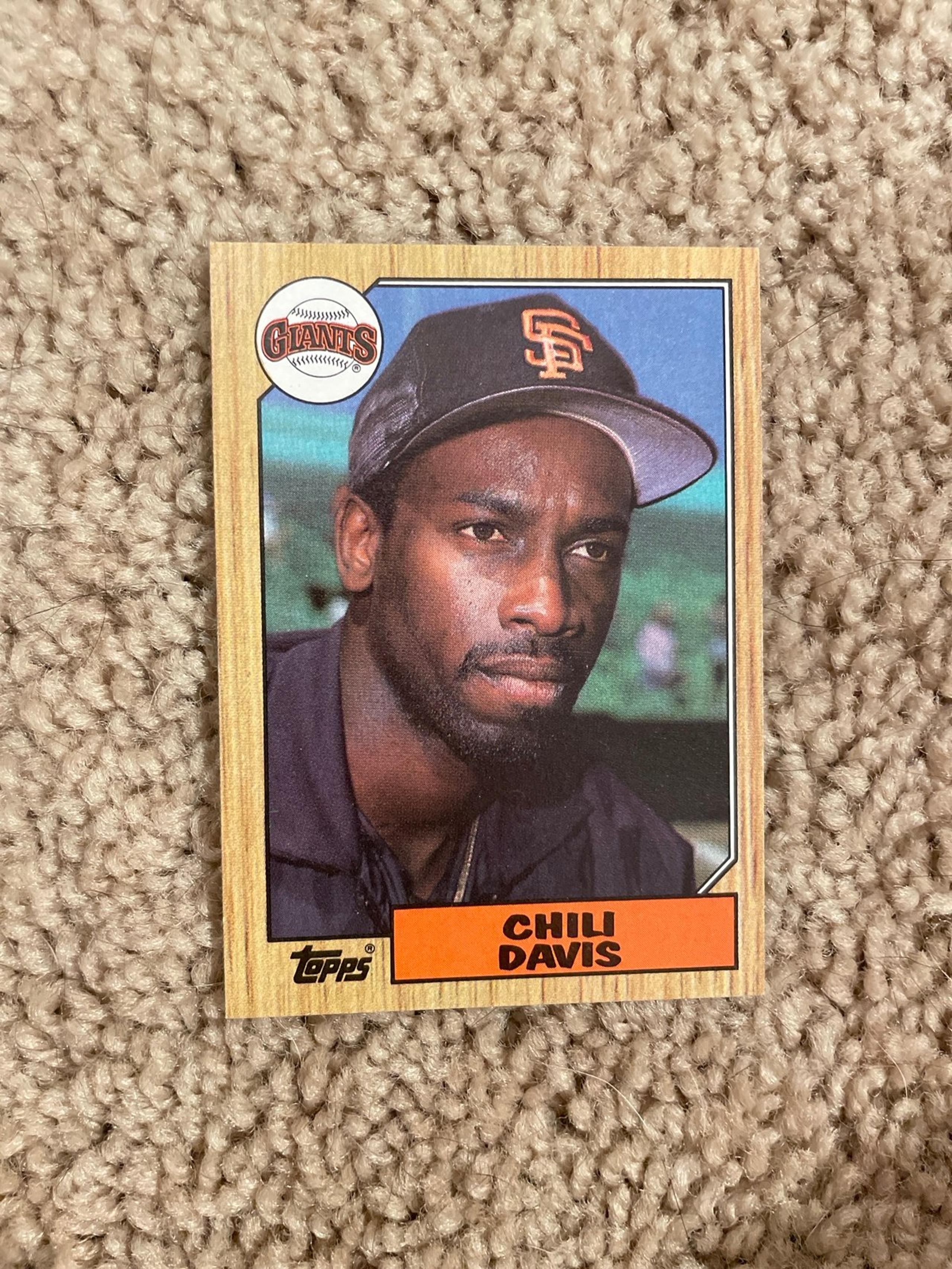 Chili Davis Baseball Topps Trading Card 1987