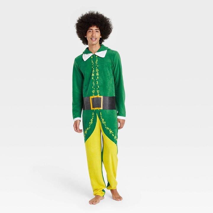 THE ELF ONE PIECE CHRISTMAS PAJAMA'S LARGE