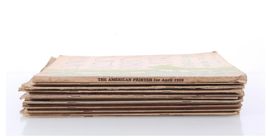 Good Will & The American Printer 1920'S Monthly Publication Magazines