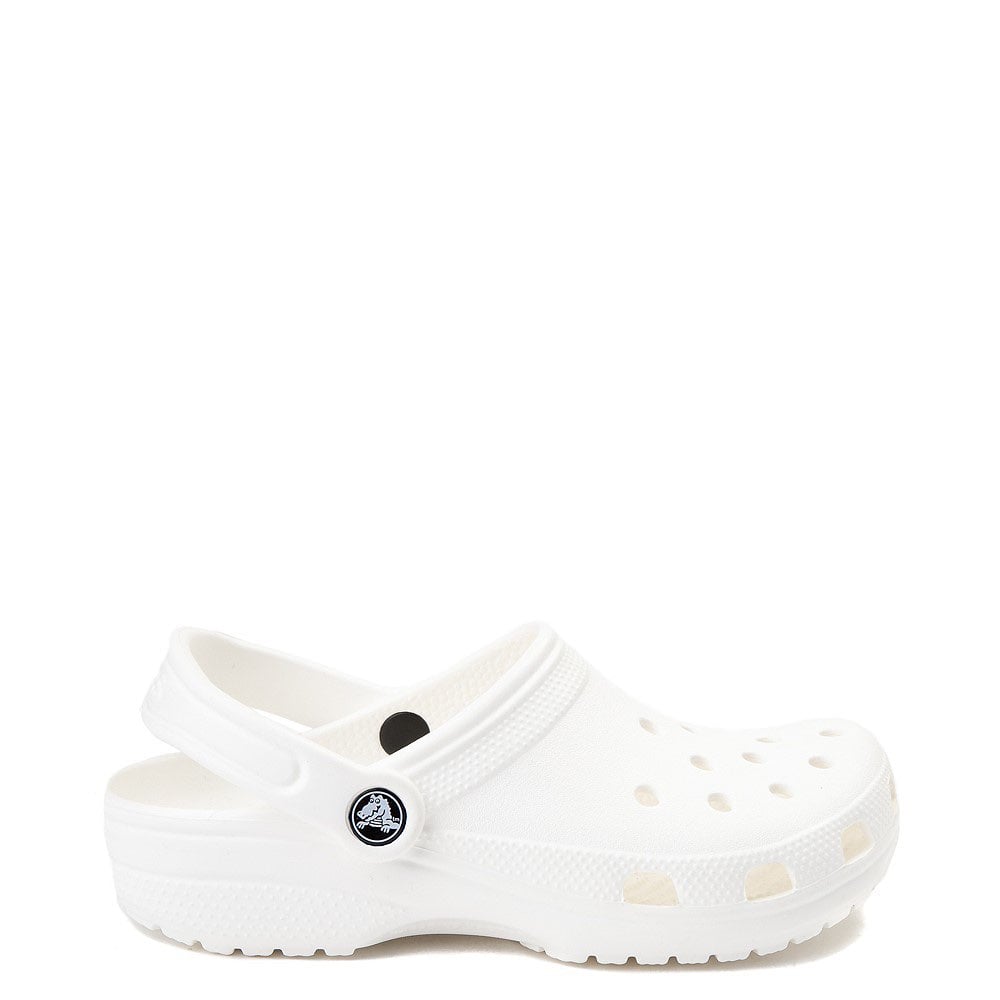 White Crocs Classic Clogs