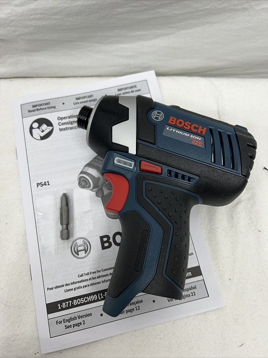 Bosch PS41 12V Max Impact Driver New Bare Tool