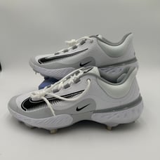 Nike Alpha huarache elite 4 low baseball cleats size 11.5 metal