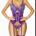 Large -Seductive Corset with Garter Straps-NEW- FREE SHIPPING