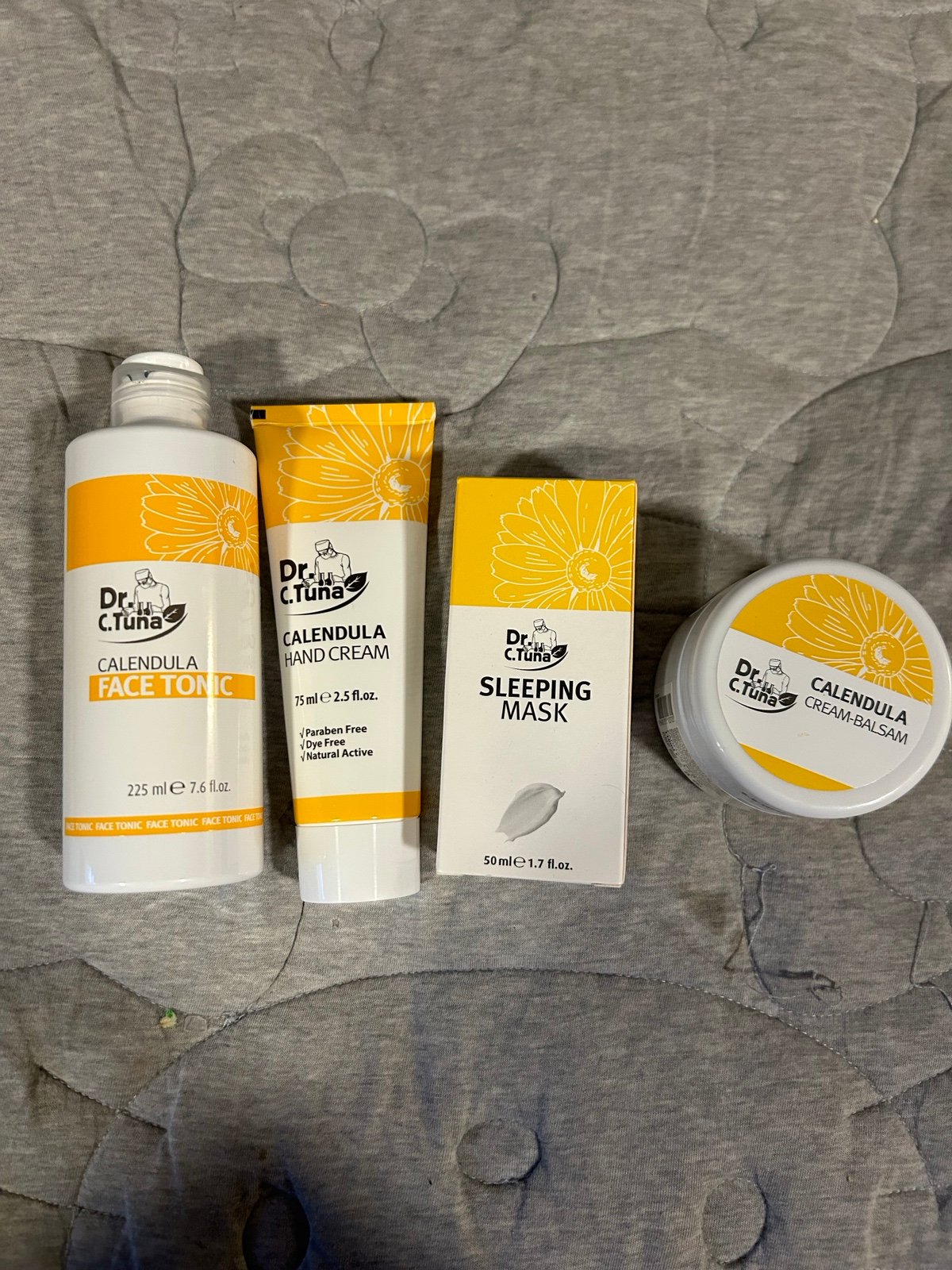 Dr C.Tuna CALENDULA FACE TONIC Sleeping Mask Creme Balsam Hand Creme