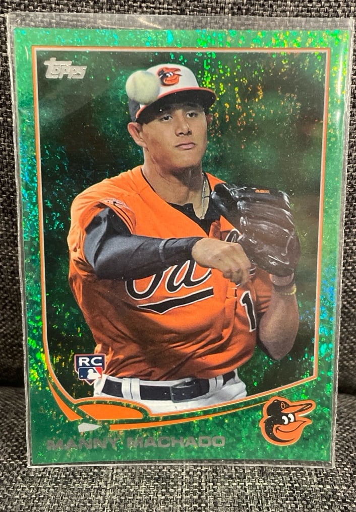 2013 Topps Manny Machado Emerald Green Foil #270 RC