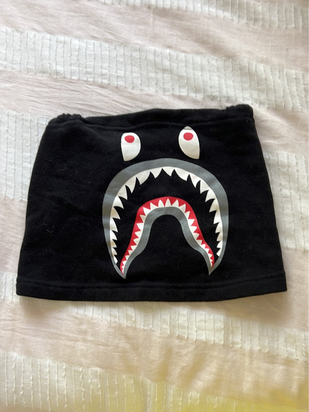 Bape shark neck warmer