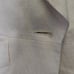 CHRISTIAN Dior Vintage Womens Cream Textured 2 piece skirt suit set office Sz 8