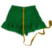 ZARA Woman High Waisted Lace Kelly Green Shorts Ruffles