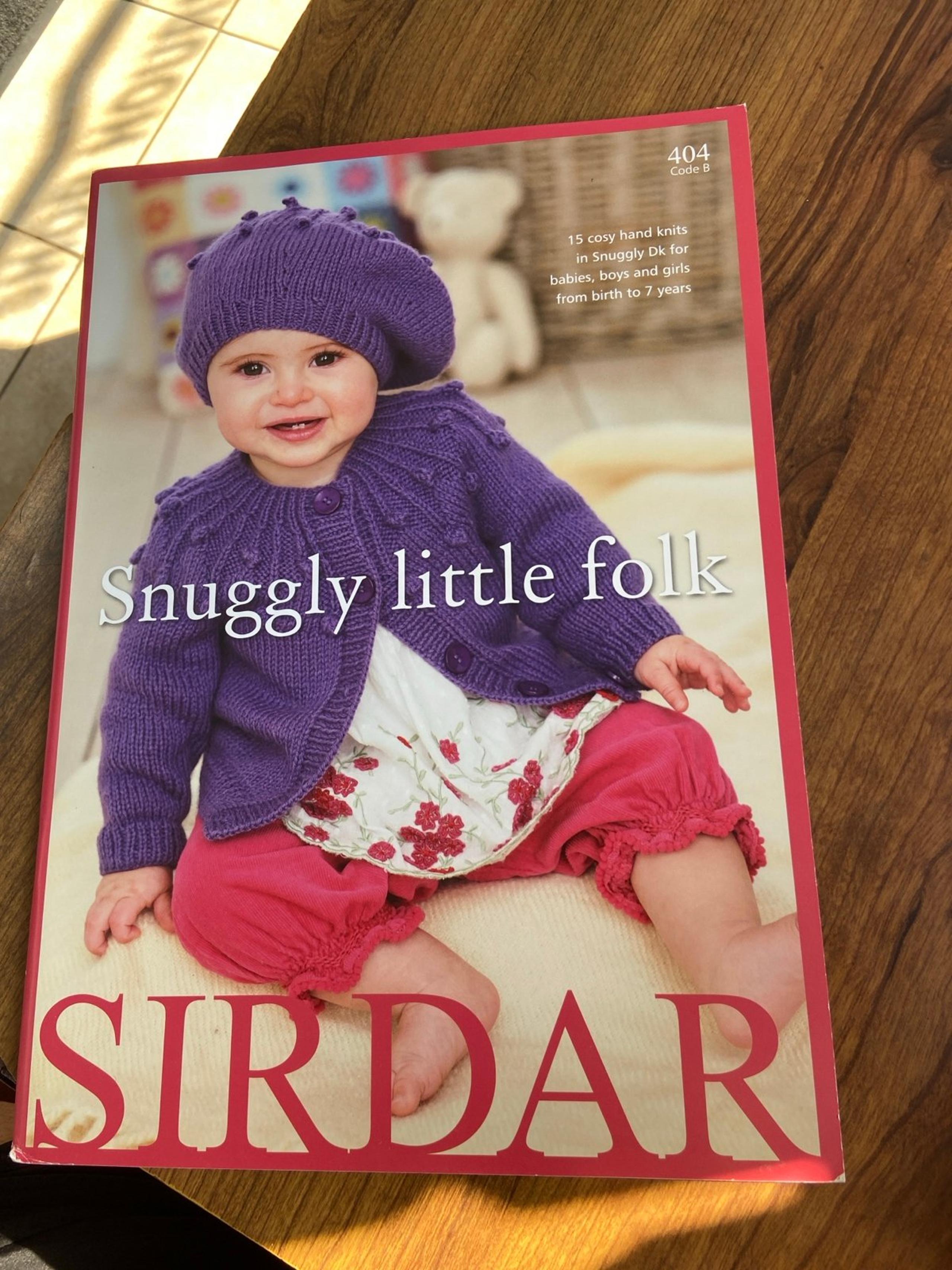 SURDAR SNUGGLY LITTLE FOLK #404 Code B hand knit