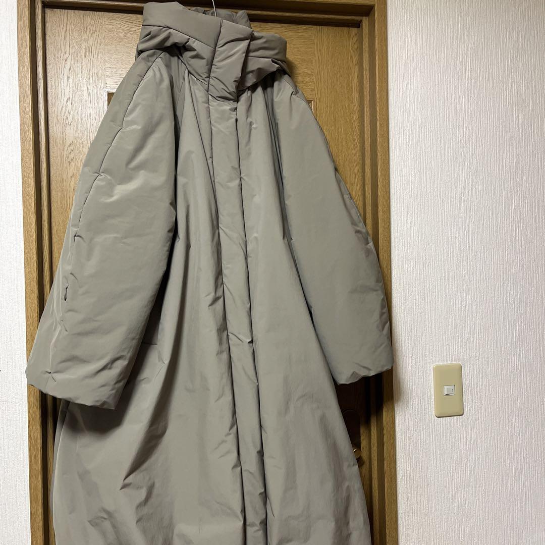 CLANE Balloon Hoodie Long Down Coat