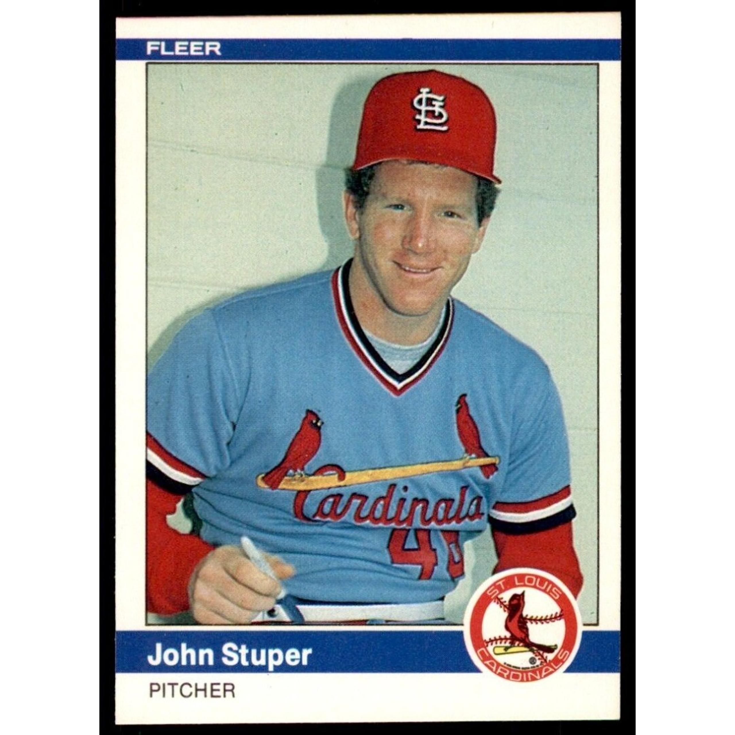 1984 Fleer - John Stuper #337 St. Louis Cardinals Baseball Card