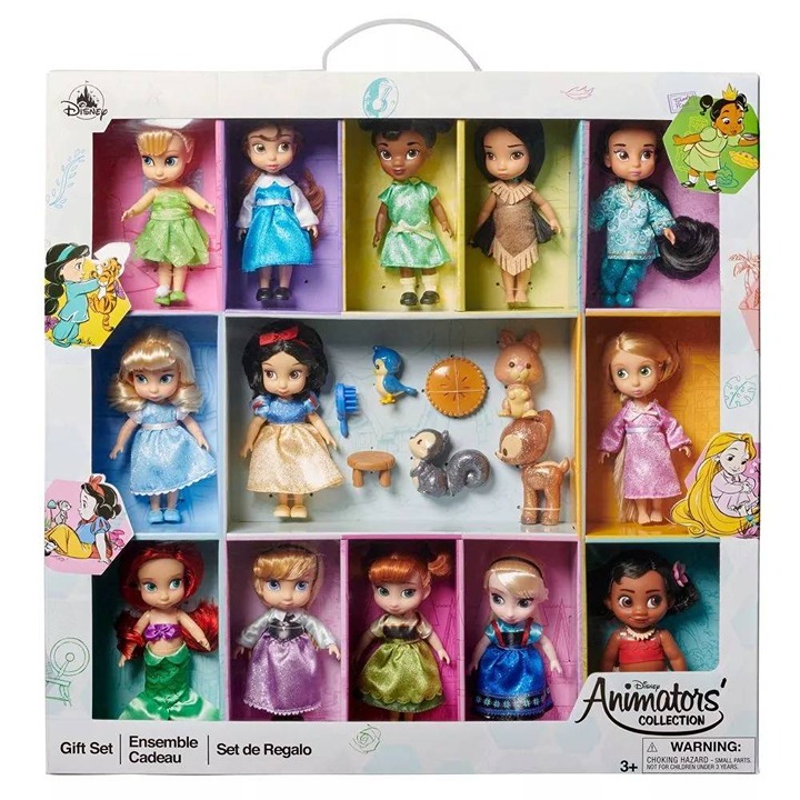 Disney Animators' Collection Mini Dolls 20 Piece Gift Set MP 5 Princess Figures
