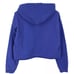 Levi's Cropped Hoodie Sweatshirt Womens XL Pullover Drawstring Blue Logo Top