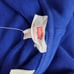 Levi's Cropped Hoodie Sweatshirt Womens XL Pullover Drawstring Blue Logo Top
