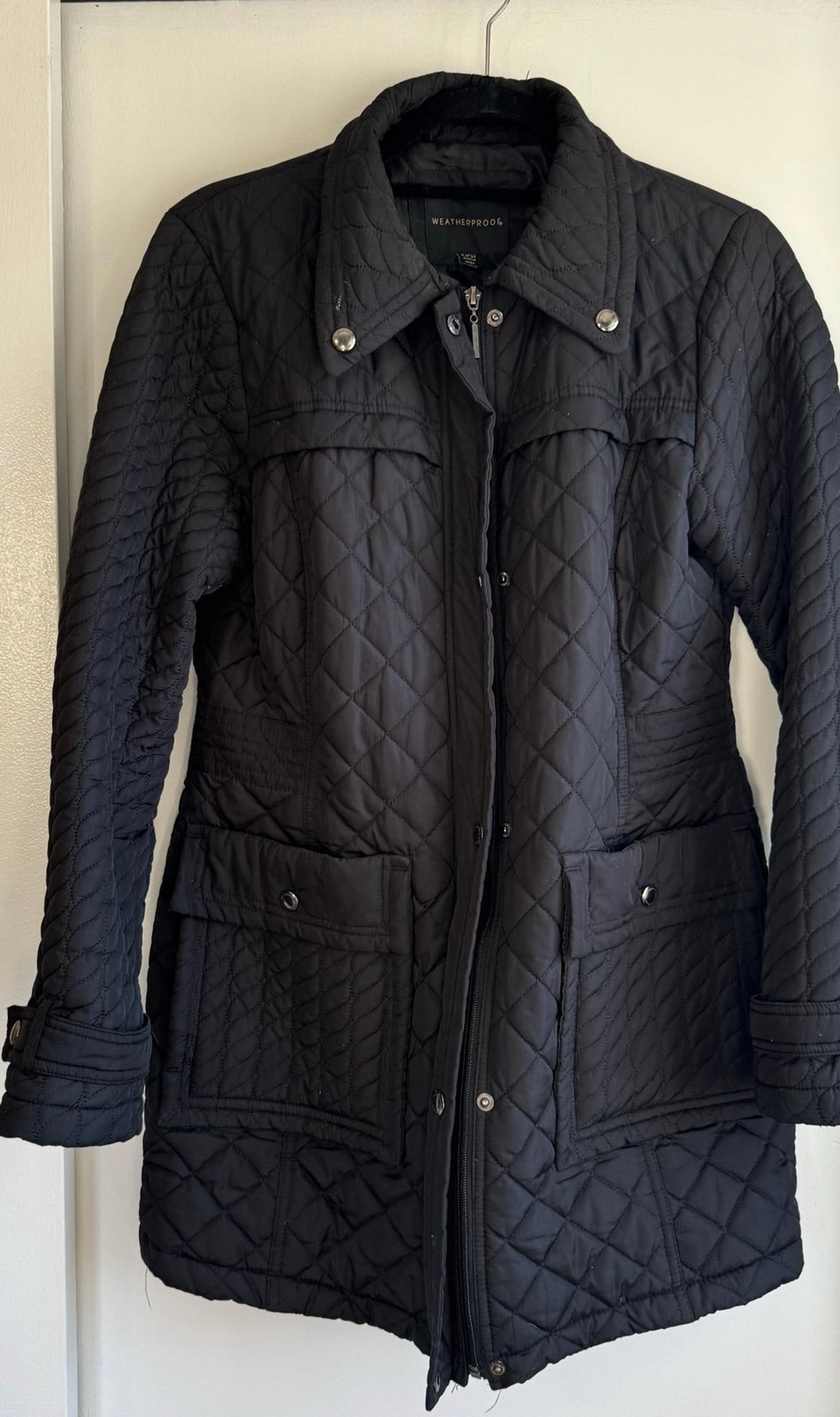 Weatherproof Quilted Black Jacket Women’s Size Small