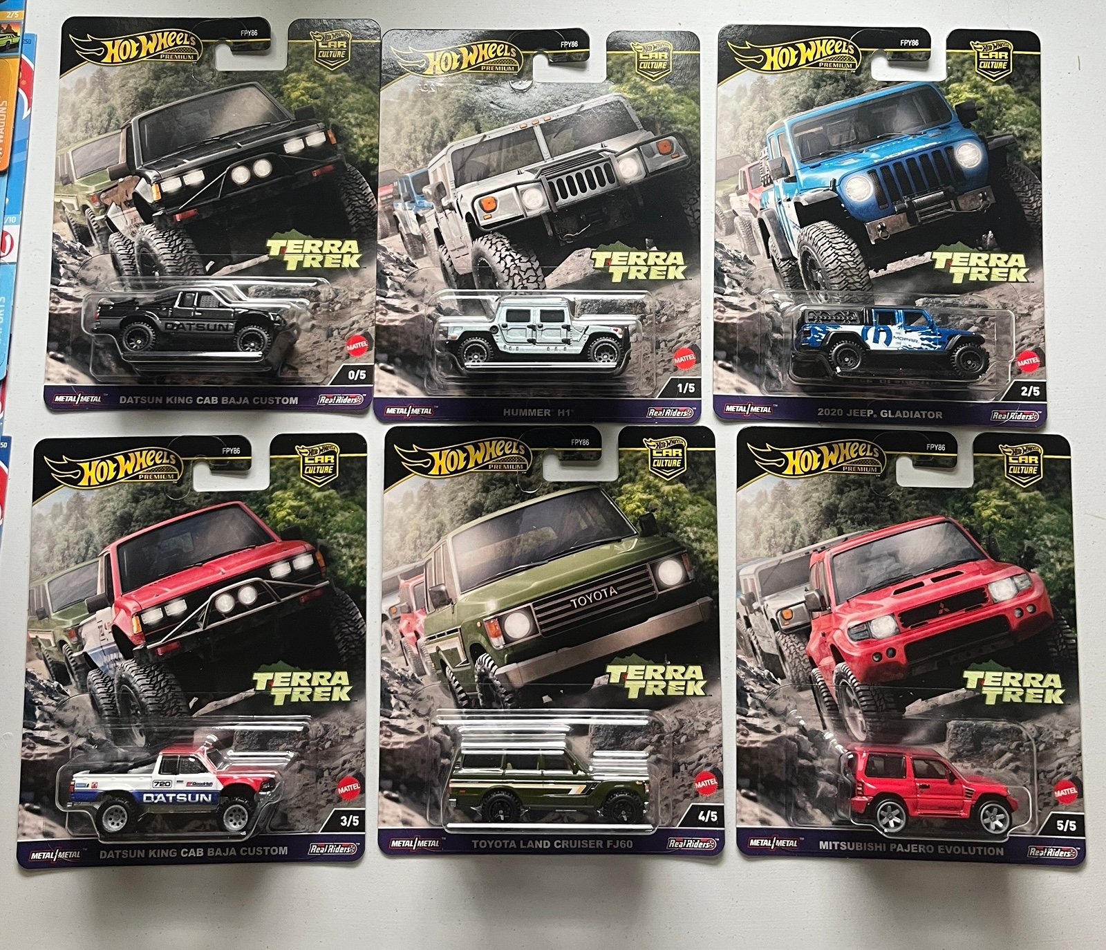 Hotwheels Terra trek car culture set