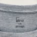 Felina Womens Size Large Ribbed Taylor Boyfriend Sleep Sweatshirt Gray Blue 1636