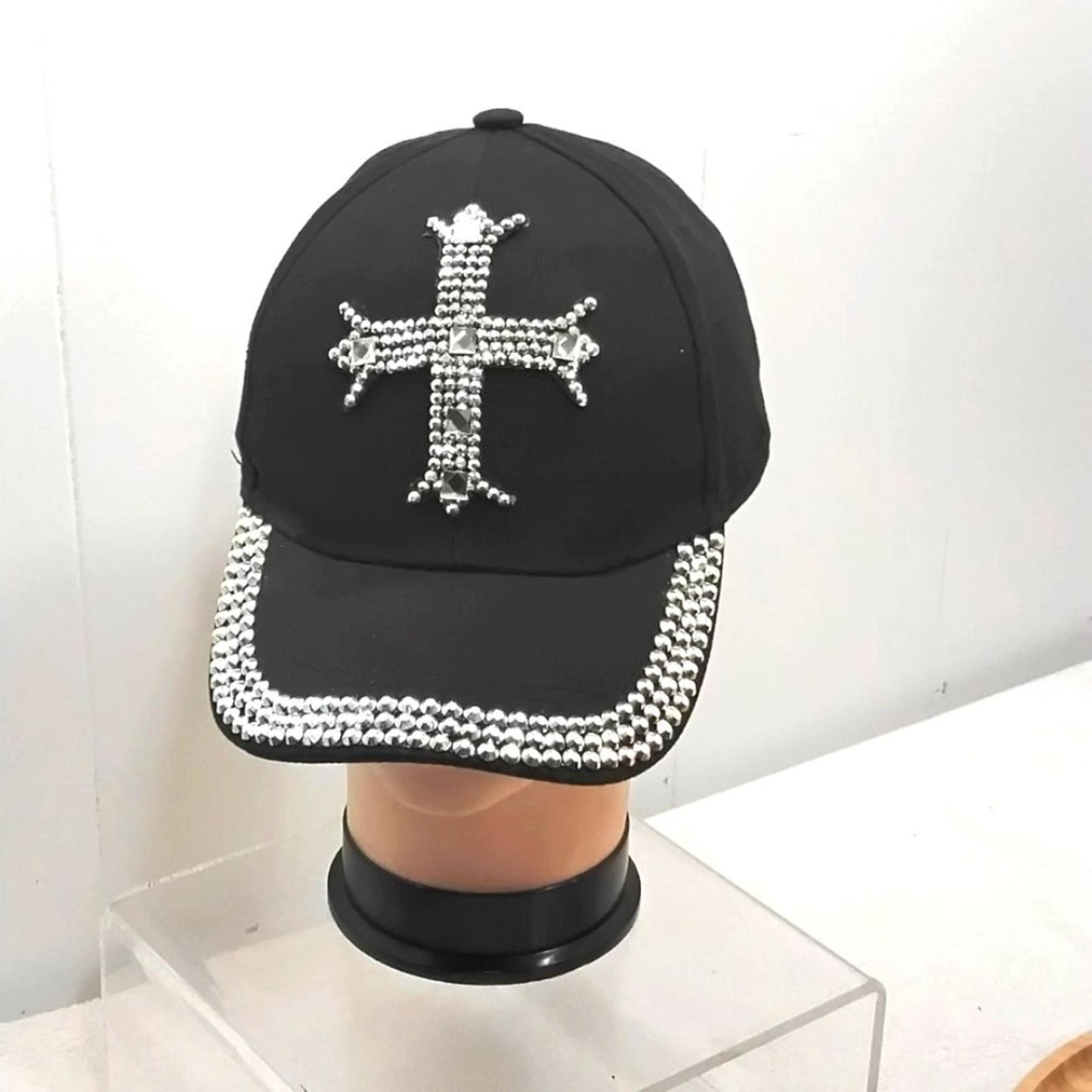 Bling Y2K Black Cap Ajusstable