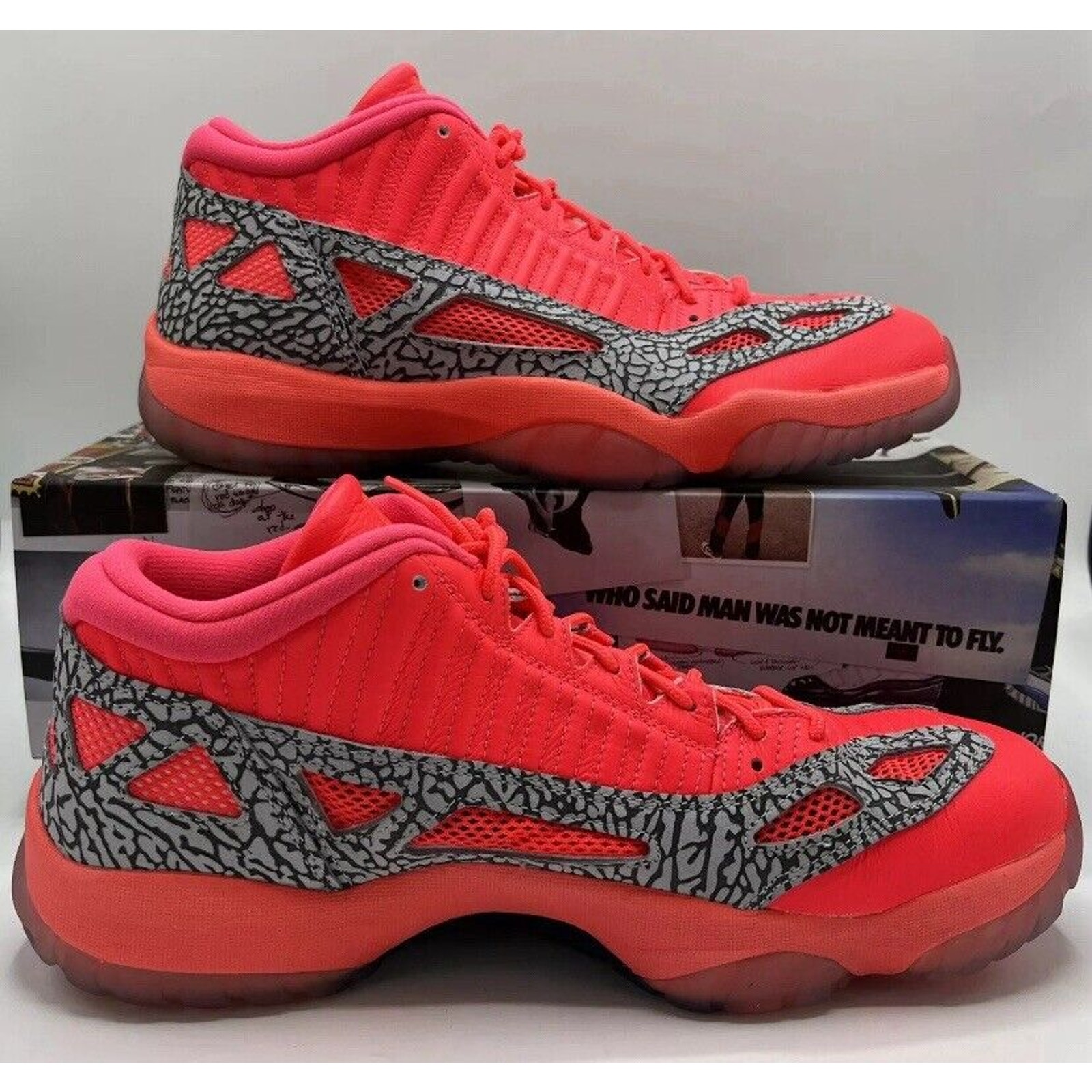 Size 9.5 - Nike Air Jordan 11 XI Retro Low IE 'Flash Crimson' 919712-600