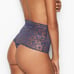 3Pcs.No Show Mesh High Waist Thong Panty