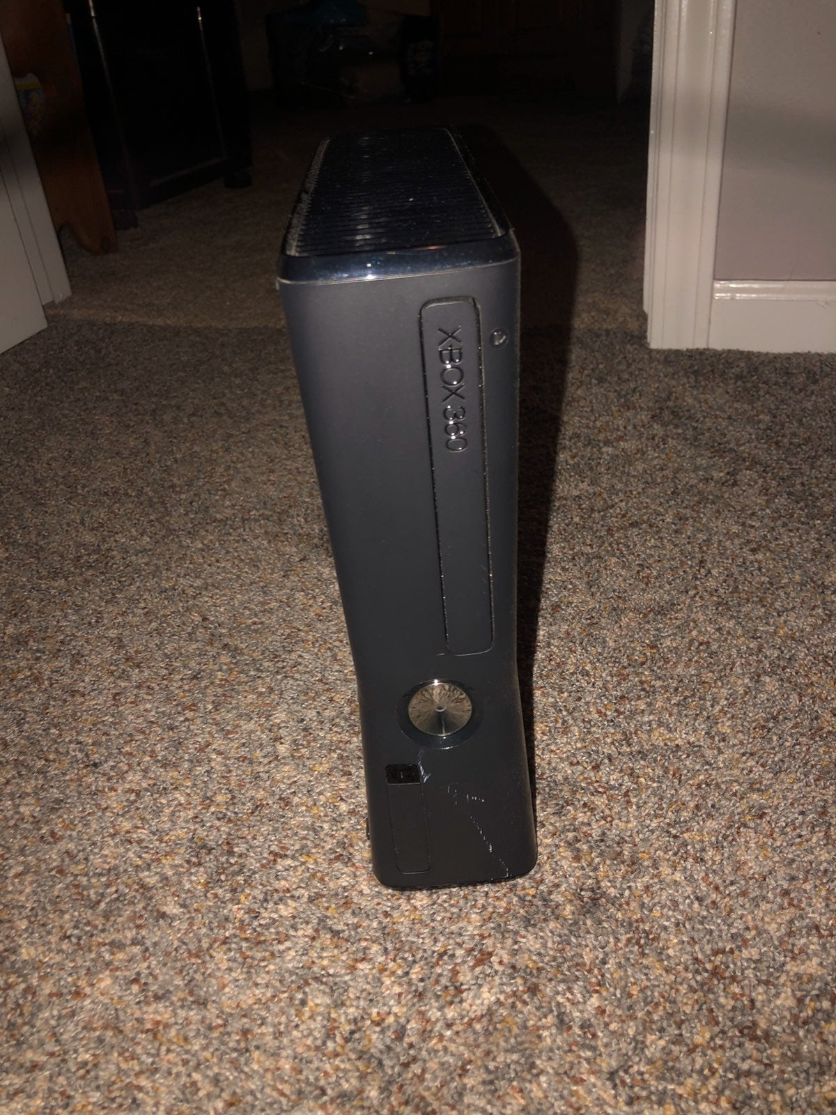 Xbox 360 Slim 3D console with 5 games