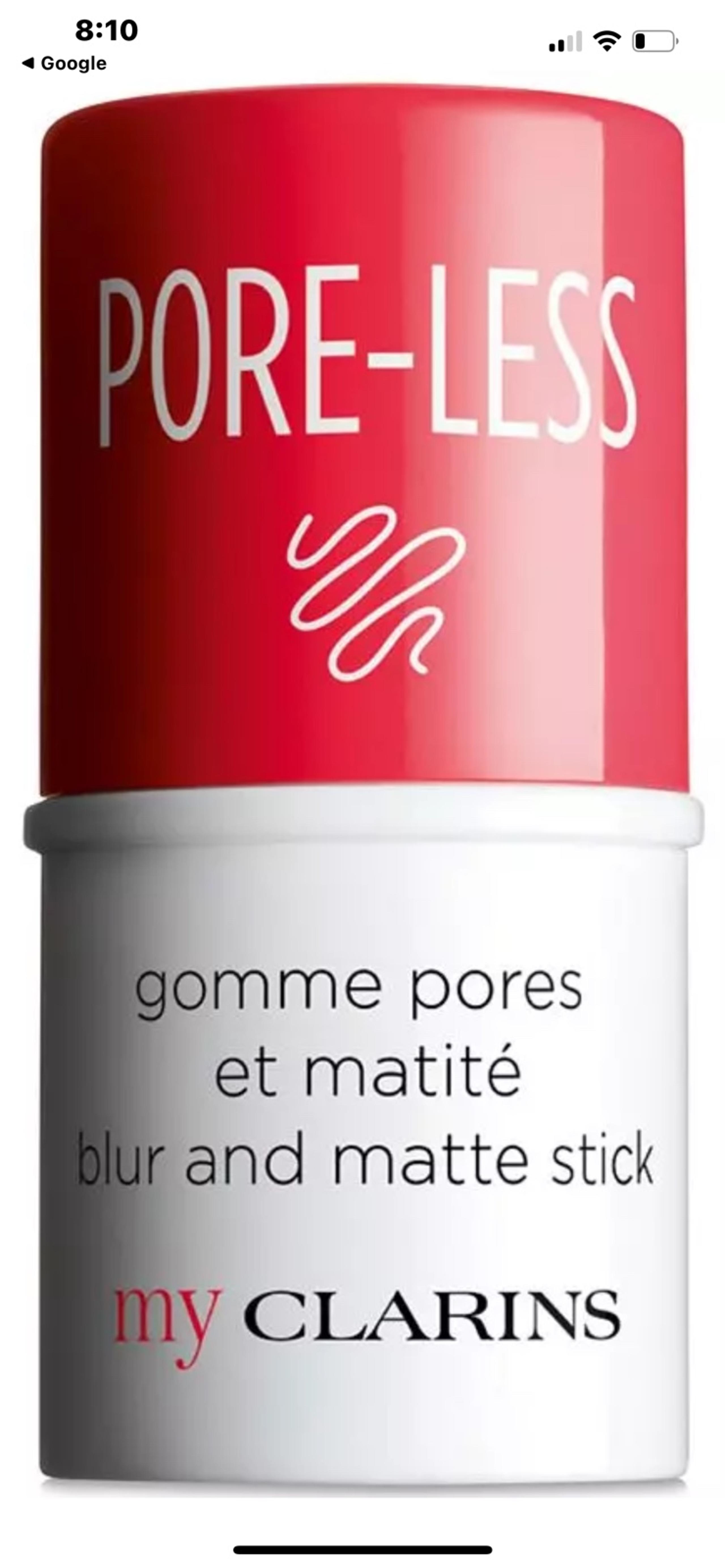 Clarins My Clarins Pore-Less Blur & Matte Stick Pore Treatment 0.11 oz