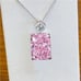The Pink Panther pendant necklace in silver