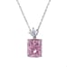 The Pink Panther pendant necklace in silver