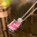 The Pink Panther pendant necklace in silver