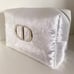 Dior furry zippy pouch