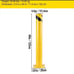 48 Height Steel Pipe Bollard Post Set of 2 **New**