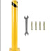 48 Height Steel Pipe Bollard Post Set of 2 **New**