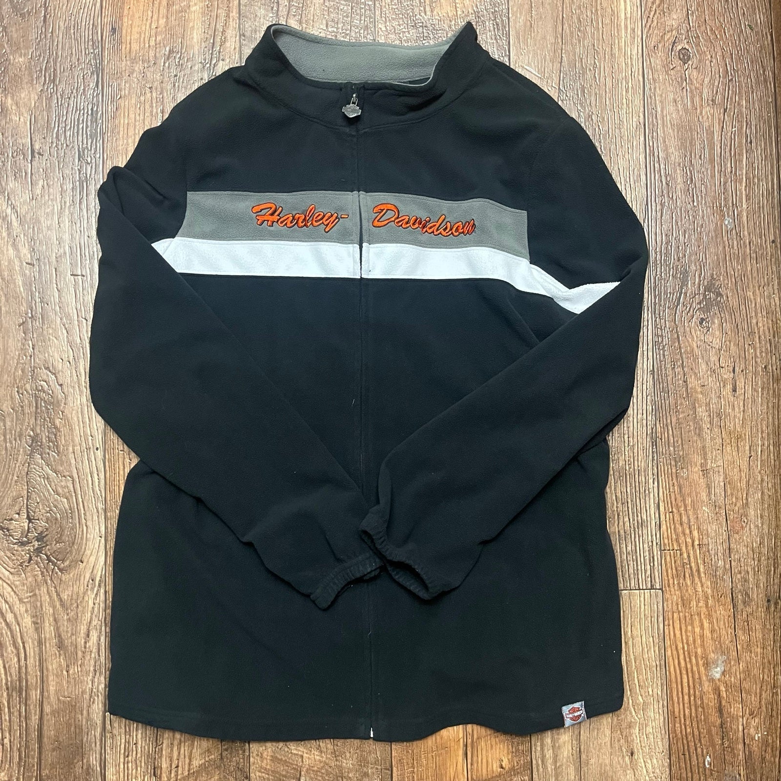 Harley Davidson Mens Fleece Half Zip Jacket