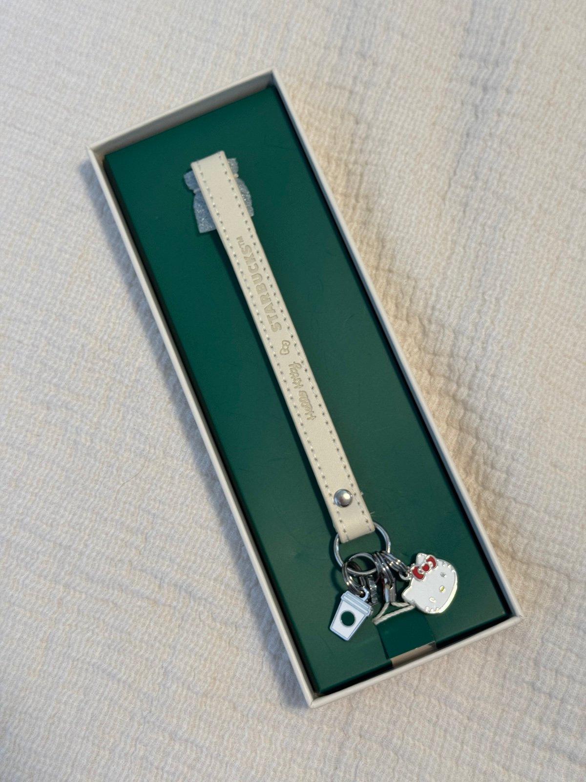 Starbucks x Sanrio Hello Kitty Key Charm Limited Edition 50th Anniversary 2024