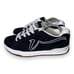 Vans Swirl Skate Shoes Black/White Suede Women's 9.5