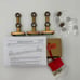 Williams Sonoma Double Curtain Bracket Assembly Hardware Kit Simple Barral Brass