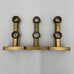 Williams Sonoma Double Curtain Bracket Assembly Hardware Kit Simple Barral Brass