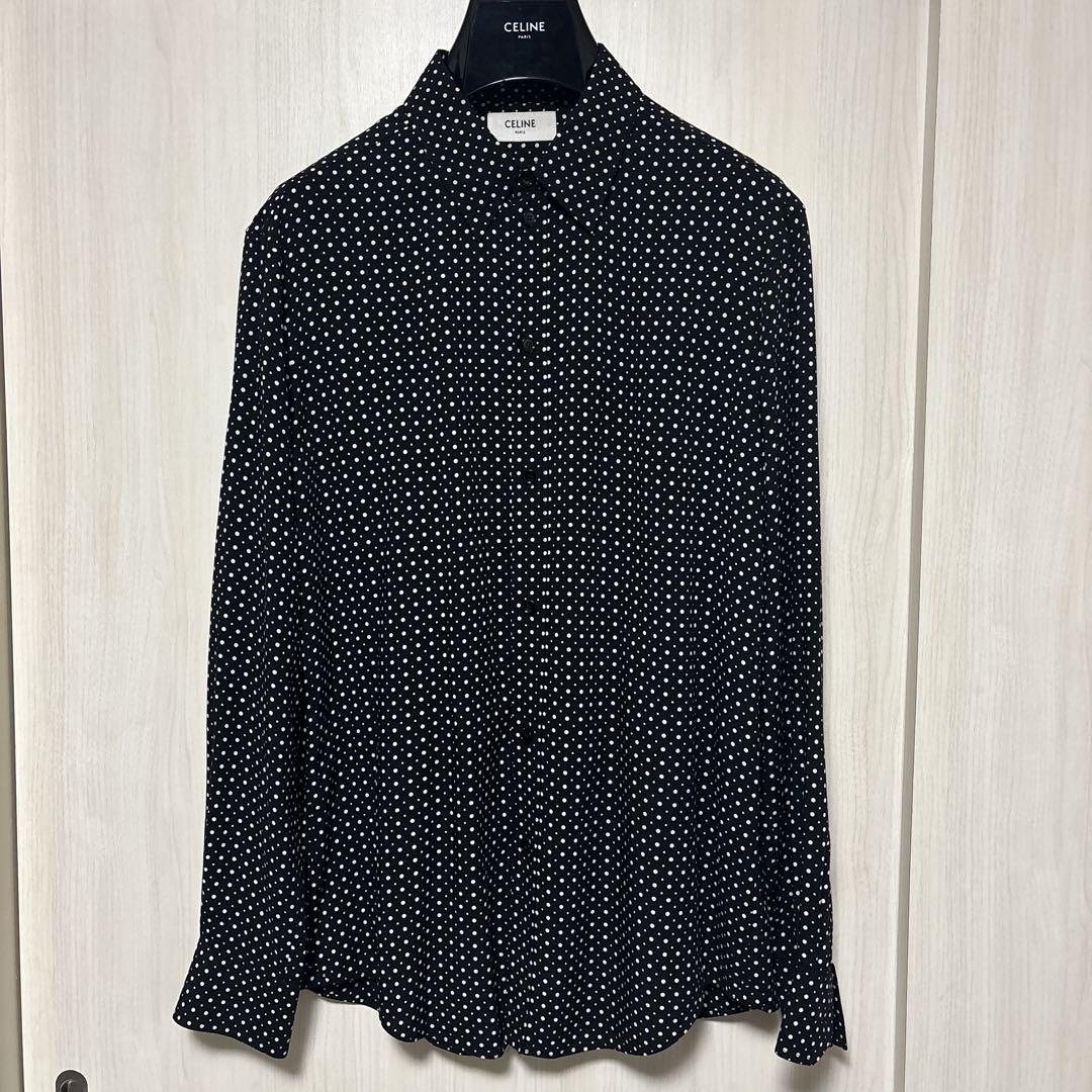 Celine 20SS Rayon Dot Shirt