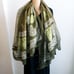 Handmade pure silk scarf