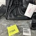 Trina Turk Small Gathered Tote/Shoulder Strap W/ Attached Wristlet Purse Black