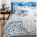 Ralph Lauren Georgica Branford Blue White 100% Linen Euro Sham