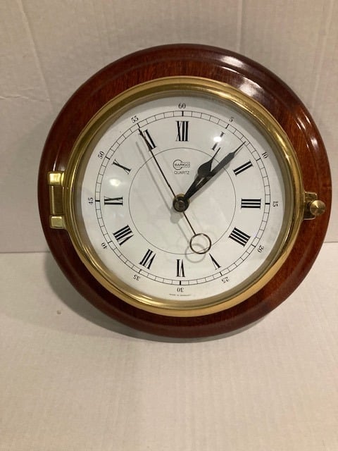 FATHERD DAY !! Barigo Mahogany quartz clock