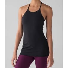 LULULEMON ATHLETICA Sun Setter Tank in Black Size 6