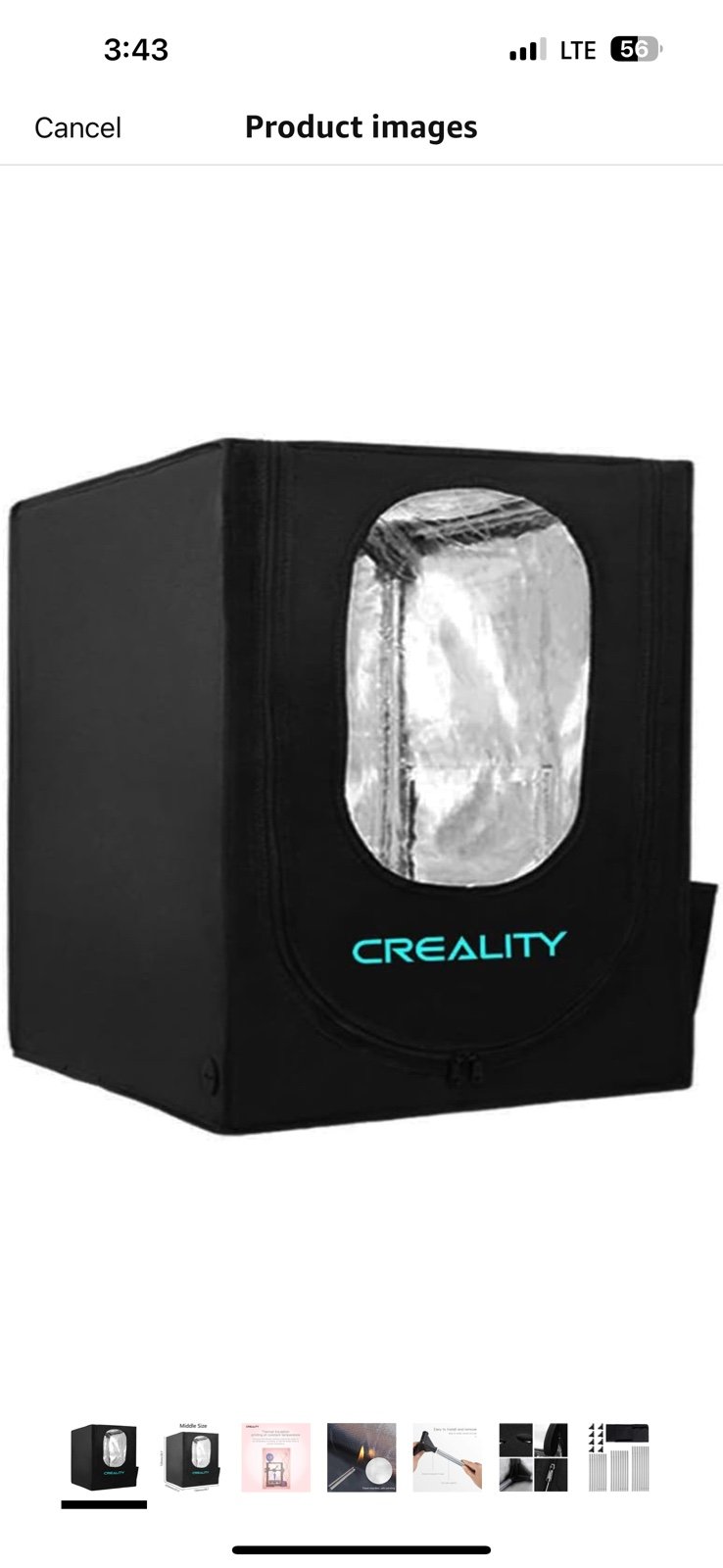 Official Enclosure Fireproof and Dustproof Tent for Creality Ender 5/5 Pro/CR-6